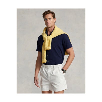 ポロ ラルフ ローレン POLO RALPH LAUREN クラシック フィット シアサッカー シャツ （410ネイビー）