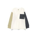ブランシェス branshes 【DRC/お肌に嬉しい綿100%】ポケット長袖Tシャツ(WEB限定) (91:オフホワイトmix)