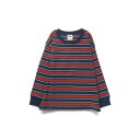 ブランシェス branshes 【DRC/お肌に嬉しい綿100%】マルチボーダー長袖Tシャツ(WEB限定) (レッド)