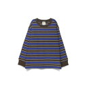ブランシェス branshes 【DRC/お肌に嬉しい綿100%】マルチボーダー長袖Tシャツ(WEB限定) (ブラウン)