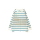 ブランシェス branshes 【DRC/お肌に嬉しい綿100%】マルチボーダー長袖Tシャツ(WEB限定) (サックス)
