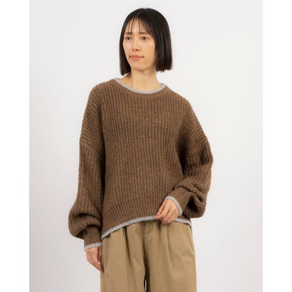 セポ Cepo ハイショクアゼアミプルオーバー （ブラウン）