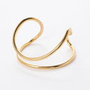 ドゥ アルシーヴ DOUX ARCHIVES curve bangle (GLD)