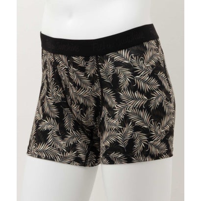 マックハウス Mac-House メッシュボクサーパンツ リーフ柄 【返品不可商品】 （ブラック）