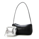 カシュカシュ cache cache ミニキューブポーチ付きショルダー (BK)(4)