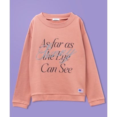 マックハウス Mac-House USコットン裏毛トレーナー （アプリコット）