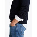 トミー ヒルフィガー TOMMY HILFIGER HILFIGER FLAGS CREWNECK (ネイビー)