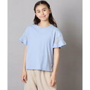 アー・ヴェ・ヴェ a.v.v シアーギンガムキリカエスリーブTシャツ (ライトブルー)