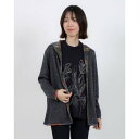 コケットコレクション COKETT COLLECTION 裏チェック柄カーディガン (ネイビー)