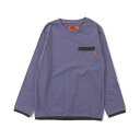 クリフ メイヤー KRIFF MAYER 楽LUCK- 長袖 Tシャツ(パイピング) (PURPLE)