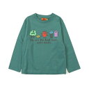 クリフ メイヤー KRIFF MAYER 楽LUCK- 長袖 Tシャツ(モンスター) (BLUE-GREEN)
