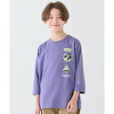 クリフ メイヤー KRIFF MAYER 楽LUCK- 7分袖 Tシャツ(宇宙) (PURPLE)