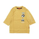 クリフ メイヤー KRIFF MAYER 楽LUCK- 7分袖 Tシャツ(宇宙) (YELLOW)