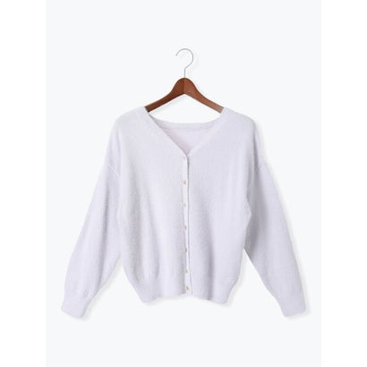 テチチ テラス Te chichi TERRASSE ラメフェザー前後2WAYメタルボタンニット （ラベンダー）