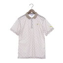 プーマ PUMA ゴルフ P ストレッチカノコモノグラムAOPポロS/S (ALABASTER)