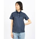 プーマ PUMA ゴルフ WストレッチカノコストライプAOPポロS/S (DEEP NAVY)