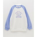 フィラ FILA ラグラン配色チュニック (サックス)