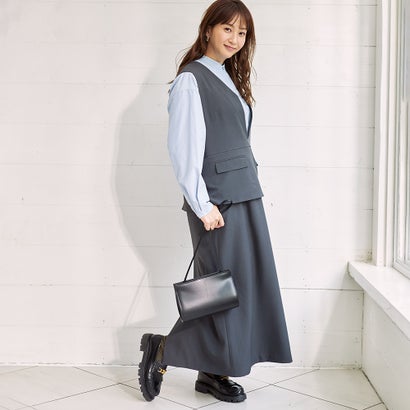 フォルムフォルマ form forma 【藤本美貴さん×formforma】単品 ジャンパースカート/ミキティ/セレモニー/卒入学式 (グレー)