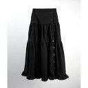 ソラ :SoLA ティアードドレスショートパンツ (black)