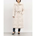 リナシメント RINASCIMENTO ウエストリボン中綿ロングCOAT (Panna Bianco)