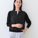 インディヴィ INDIVI 【洗える】ブラウスコンビ ニットカーディガン (ブラック(019))