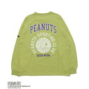 クリフ メイヤー KRIFF MAYER スヌーピーロンT 長袖Tシャツ (L/GREEN)