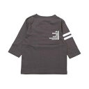 クリフ メイヤー KRIFF MAYER UVカット袖ライン 7分袖Tシャツ (CHARCOAL)