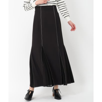 ミッシュマッシュ MISCH MASCH 2025春夏新作異素材プリーツマーメイドスカート/MM517214 (BLACK)