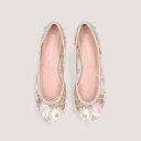 プリティ・バレリーナ Pretty Ballerinas NICOLE flower crochet / ニコル フラワー クロシェ バレエシューズ (MIES...