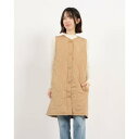 エーエフコンフィ af comfy 中綿キルトジレ (ベージュオーバル)