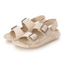 エコー ECCO ECCO コズモ 本革 レディース ストラップ サンダル EU35 (LIMESTONE)