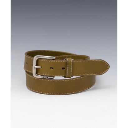 リーバイス LEVI'S 35mmステッチカラーレザーベルト (モスグリーン) リーバイス LEVI'S 35mmステッチカラーレザーベルト (モスグリーン)