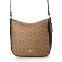 コーチ COACH CZ177 ショルダーバッグ エリー ファイルバッグ シグネチャー レディース (ブラウン/ブラック)