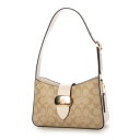 コーチ COACH CP005 ショルダーバッグ エライザ シグネチャー レディース (ライトカーキ/チョーク)