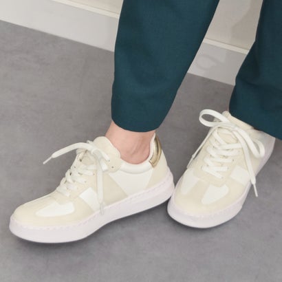 パラディクルール PARADIS COULEUR 晴雨兼用コートタイプスニーカー （ホワイト）(4)