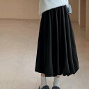 アイカ ica スカート バルーンスカート ニットスカート ミモレスカート ロングスカート Aライン ミモレ丈 ハイウエスト ゆったり 大きいサイズ バルーン ニット ふんわり 可愛い レディース