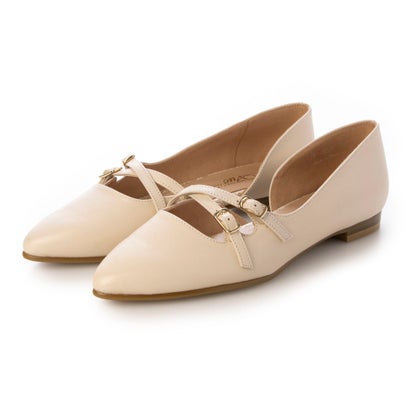 エイゾー EIZO 【Vue】ベルト付きローヒールパンプス （LBG）