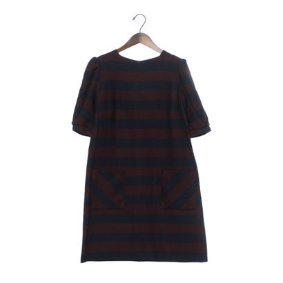 フェイズ エイト Phase Eight Maple Stripe Dress (Navy/Chestnut)