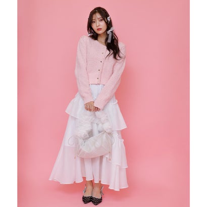 ノエラ NOELA シアーティアードスカート （オフホワイト）