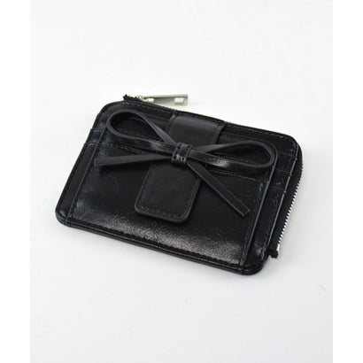 アルトローズ ALTROSE リボン パスケース ミニ財布 ミニウォレット フラグメントケース ルリリ （ブラ..