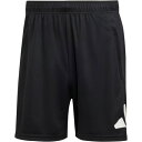 アディダス adidas アディダス adidas トレイン エッセンシャルズ ロゴ トレーニングショーツ UP191 (IB8121 ブラック/ホワイト)