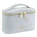 マリークワント MARY QUANT シンプルエンボスデイジーバニティ (ライトブルー)