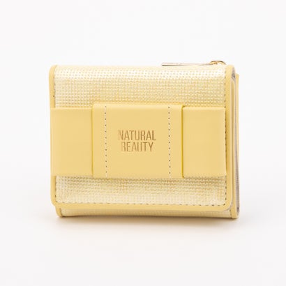 ナチュラルビューティー バッグアンドウォレット NATURAL BEAUTY BAG & WALLET イリゼ 3つ折り財布 ミニ財布 リボンデザイン (イエロー) ナチュラルビューティー バッグアンドウォレット NATURAL BEAUTY BAG & WALLET イリゼ 3つ折り財布 ミニ財布 リボンデザイン (イエロー)