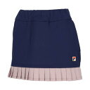 【テニス】 フィラ FILA 51 スコート レディース (ネイビー)(4)