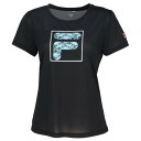 【テニス】 フィラ FILA 51 グラフィックTシャツ レディース (ブラック)(4)
