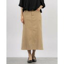 センソユニコ Sensounico Lucruca colorストレッチdenimスカート (ブラウン)
