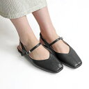 リーカ RiiiKa スクエアトゥバックバンドパンプス (black)