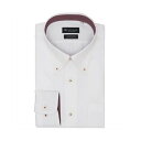 トーキョーシャツ TOKYO SHIRTS 【超形態安定】 ボタンダウン 長袖 形態安定 綿100% ワイシャツ (ホワイト)