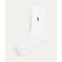 ポロ ラルフ ローレン POLO RALPH LAUREN (ガールズ 2才〜6才)リブ クルー ソックス (100ホワイト)