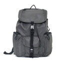 クーコ COOCO フロント3ポケットフラップBACKPACK/A4対応 (グレー)(4)